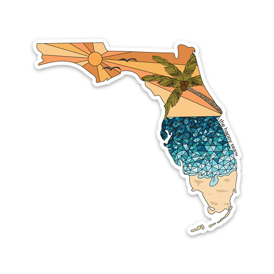 Sunny Florida Sticker