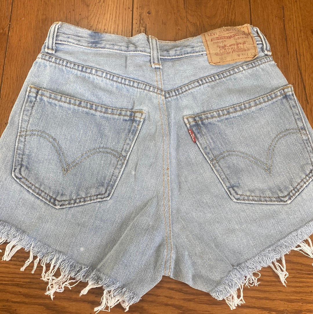 Vintage Levi’s Denim Shorts Sz 00 (A)